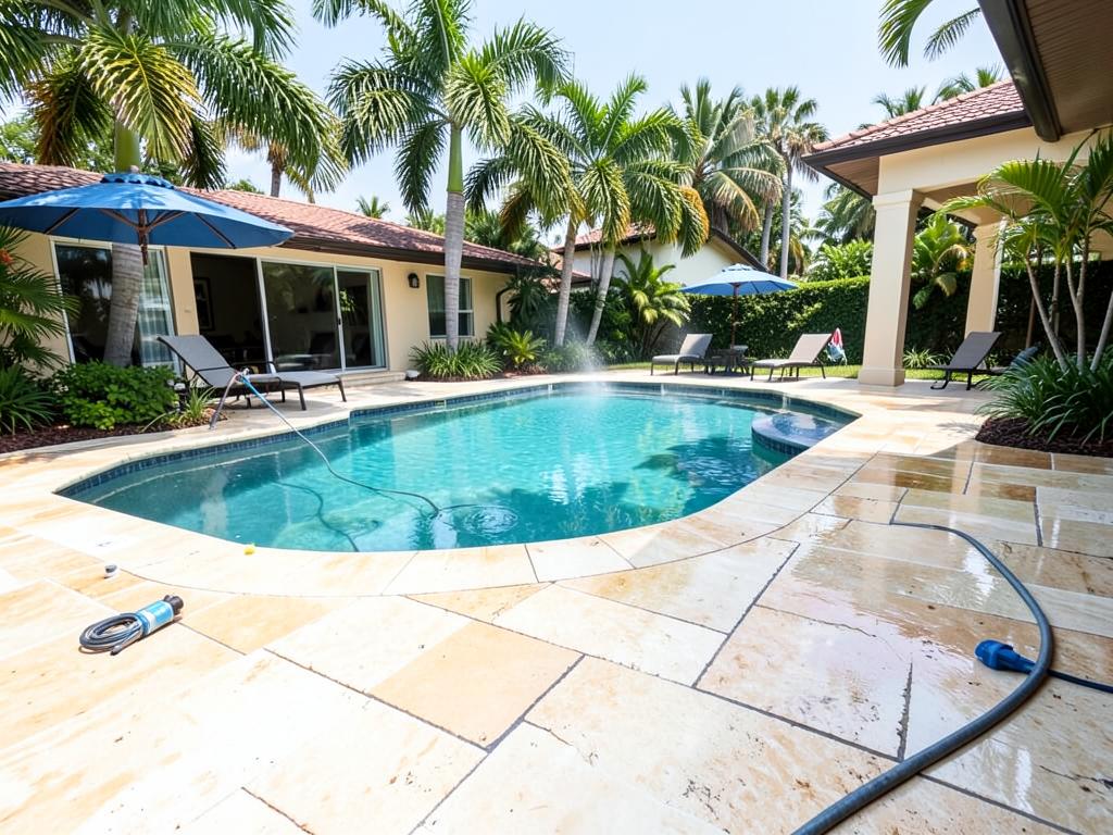 Patio & Pool Deck Cleaning